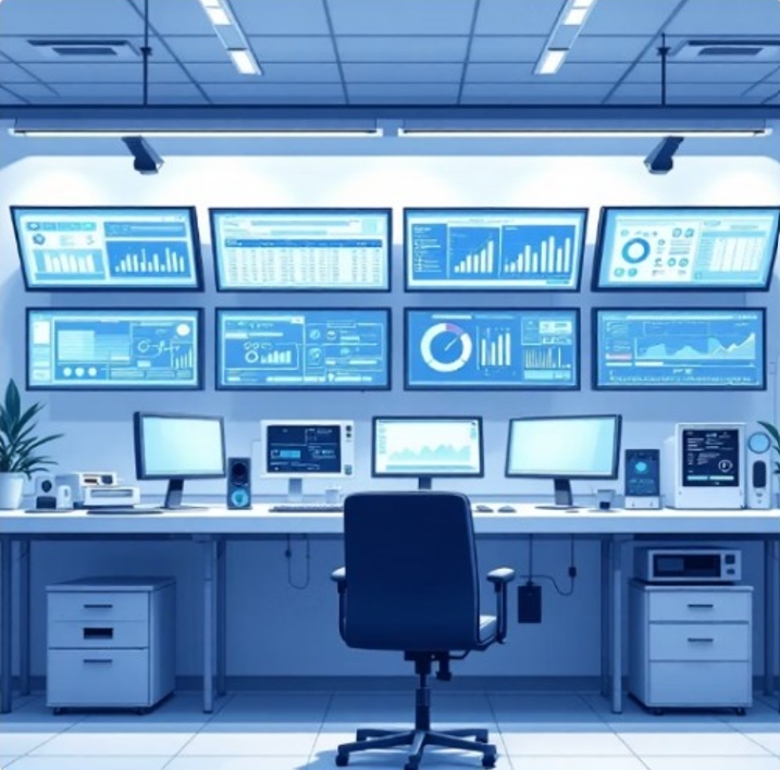 Industrial AI Dashboard for manufacturing analytics